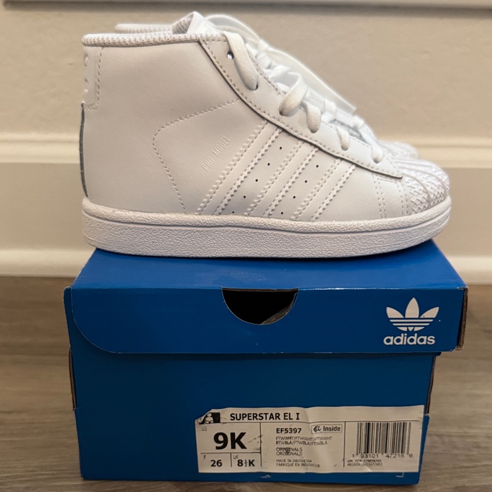 Toddler Adidas Superstar EL I Sneakers Size 9